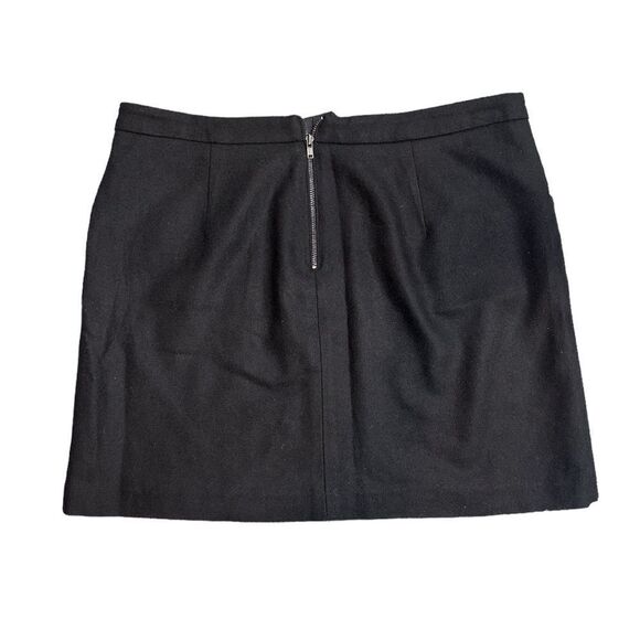 Vivienne Tam Justine Black Sequins Embellished Wool Mini Skirt Size 4 - Picture 2 of 9